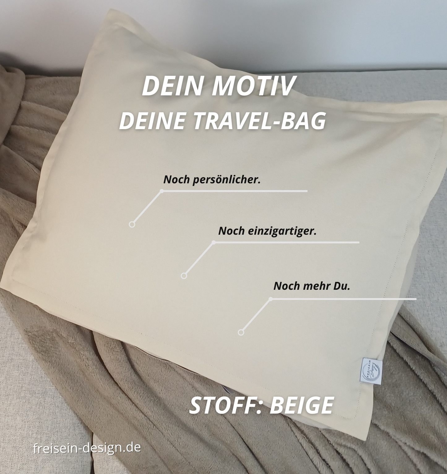 Deine Travel-Bag – mit deinem Wunschmotiv individuell gestaltet