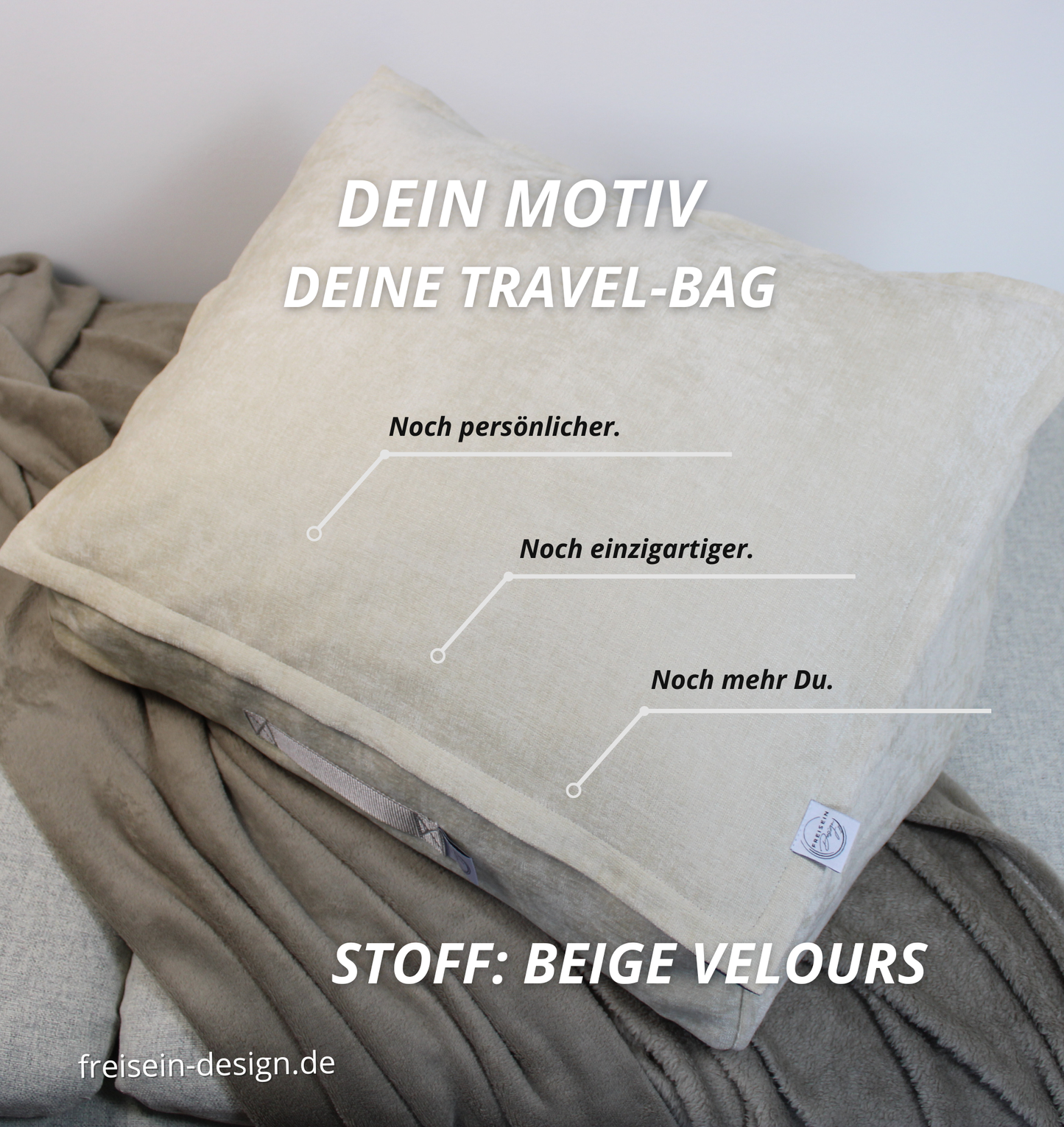 Deine Travel-Bag – mit deinem Wunschmotiv individuell gestaltet