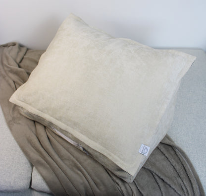 Travel-Bag unbedruckt – Indoor Beige Velours