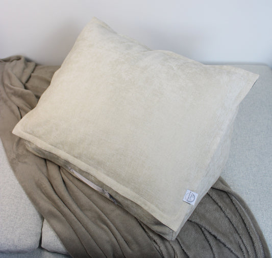 Travel-Bag unbedruckt – Indoor Beige Velours