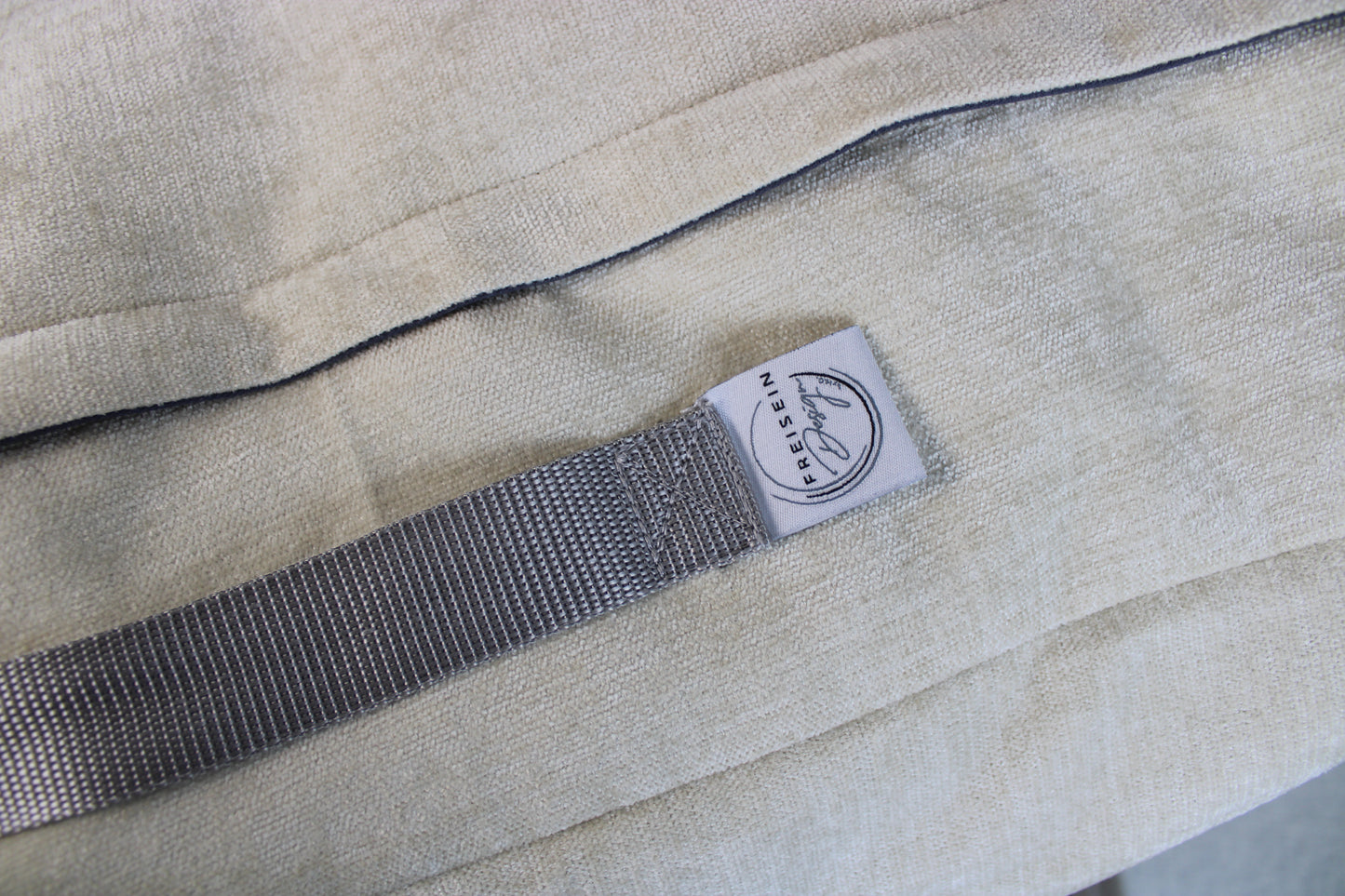 Travel-Bag unbedruckt – Indoor Beige Velours