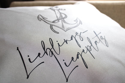 Travel-Bag „Lieblingsliegeplatz mit Anker“ – entspannt ankommen