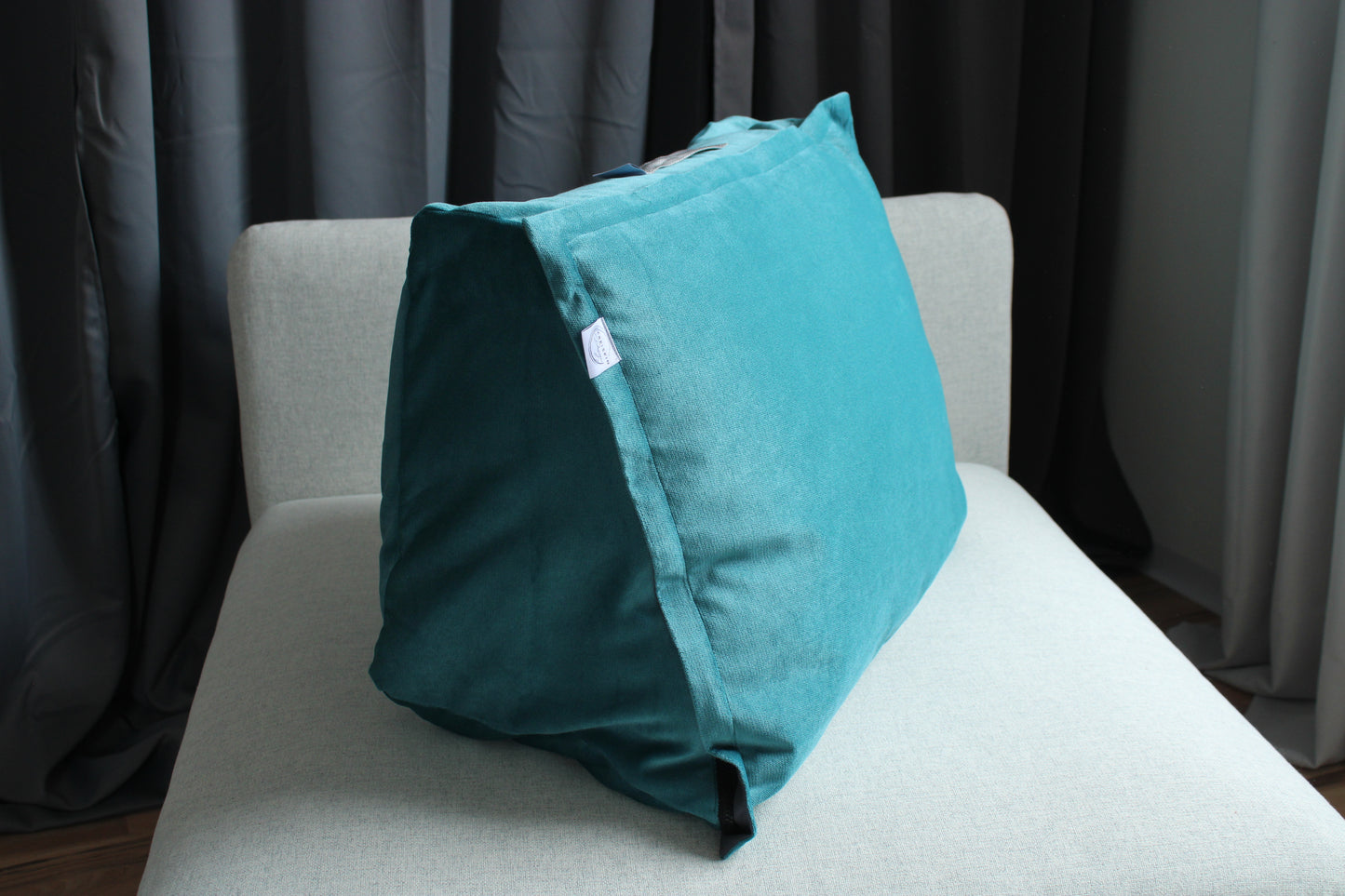 Travel-Bag unbedruckt – Indoor Türkis Velour