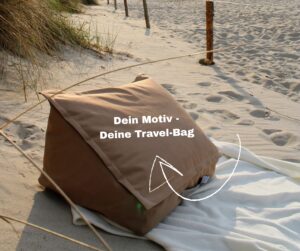 Deine Travel Bag personalisiert – mit deinem eigenen Motiv