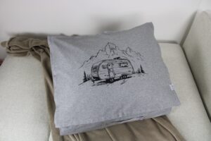 TRAVEL BAG Indoor "Wohnwagen" Nr. 33 Grau meliert