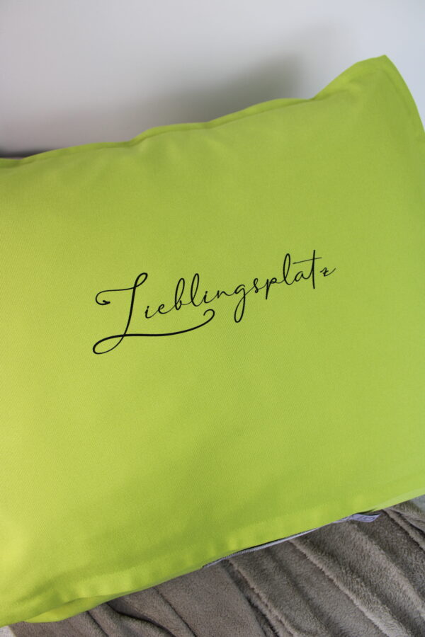 TRAVEL BAG Indoor Schriftzug Lieblingsplatz – Bild 3